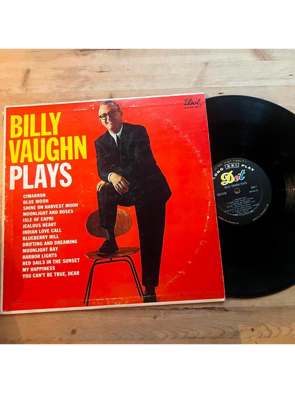 Billy Vaughn - Billy Vaughn Plays 33rpm VG+ VR18